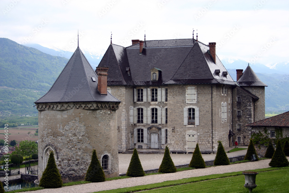 Small castle in the French Alps Small castle in the French Alps