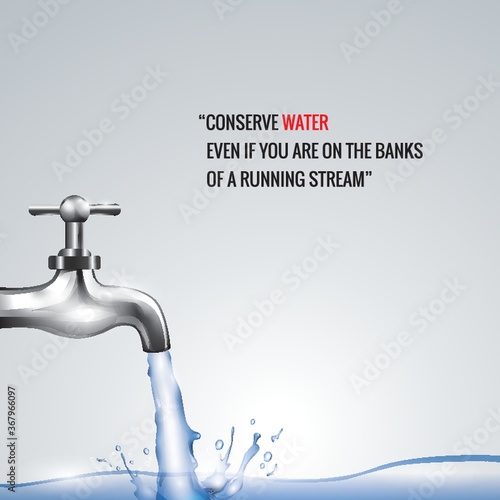 conserve water