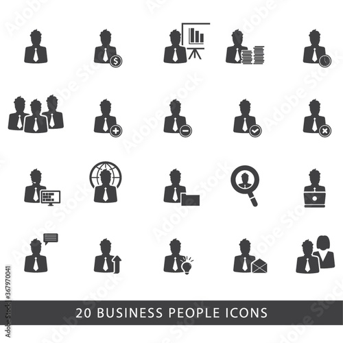 business people icons