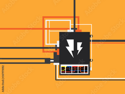 Electric box, industrial electrical control panel