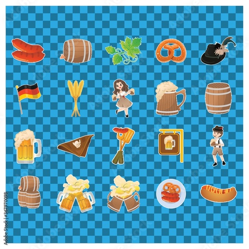 set of oktoberfest products