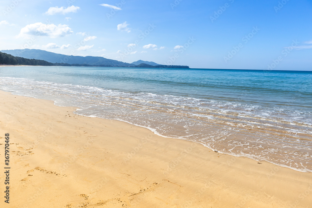 Summer beach in South of Thailand, environmental and weather concept background, outdoor day light Summer beach in South of Thailand, environmental and weather concept background, outdoor day light