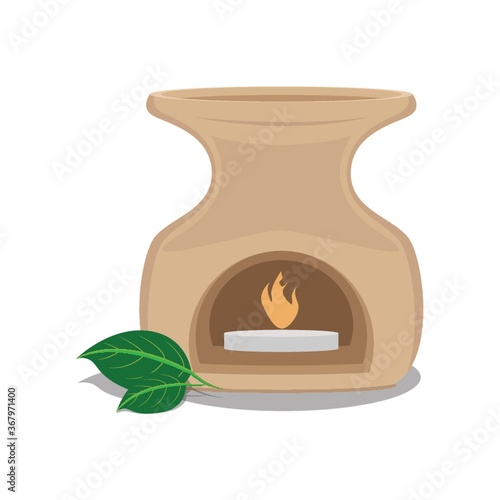 spa candle burner