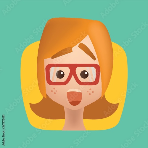 girl shocked