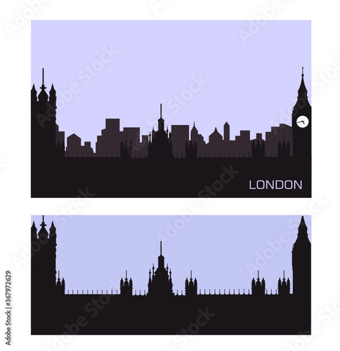 London,United kingdom city silhouette
