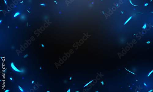 effect Burning red hot sparks realistic fire blue flames