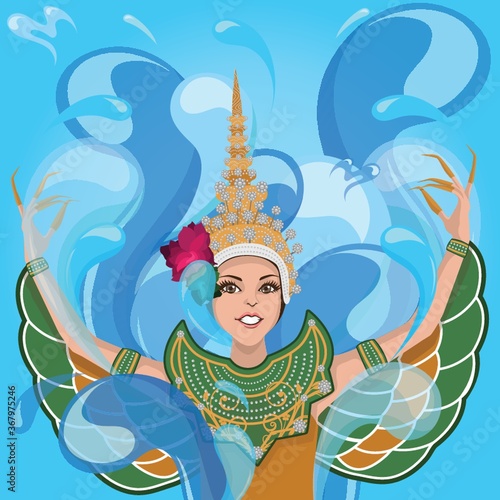 traditional thai dancer