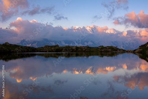 Sunrise at the Lac de Cheserys 
