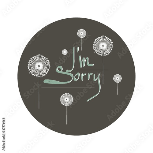 word i am sorry