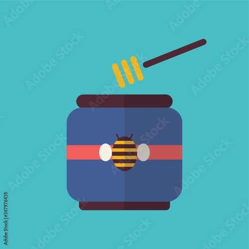 honey in a jar