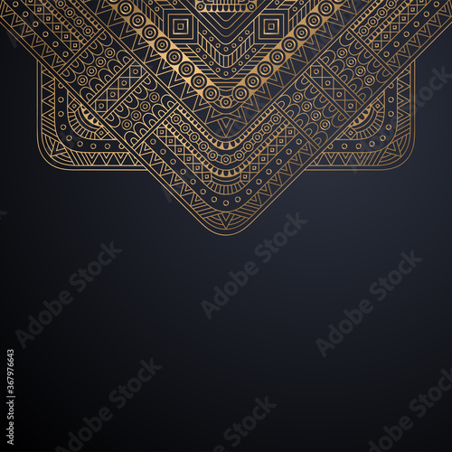 luxury ornamental mandala design background