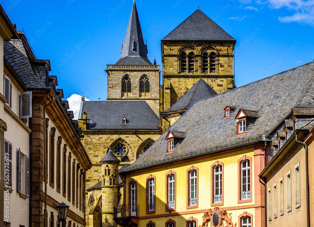 Obraz premium historic old town of Trier in germany