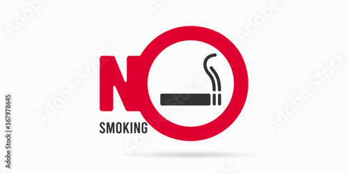 No smoking vector icon illustration