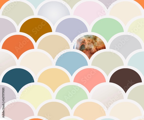 Fish scale background 