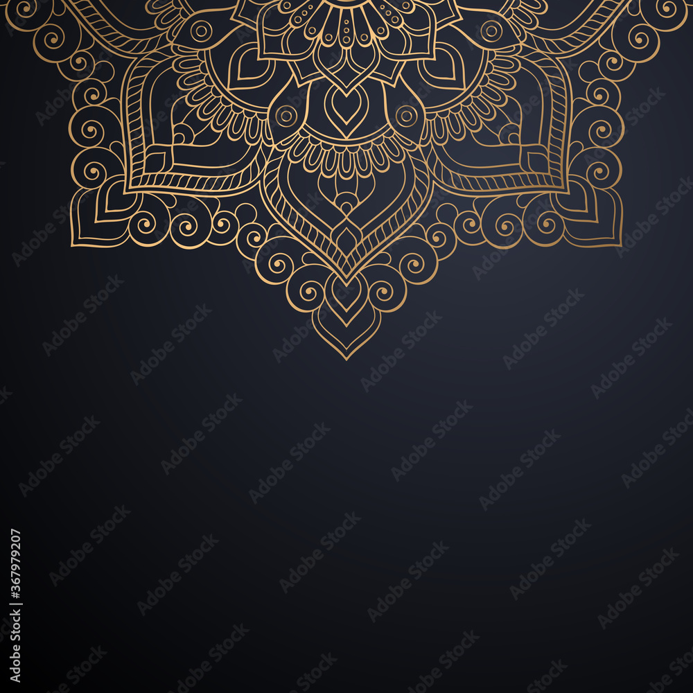 Fototapeta premium luxury ornamental mandala design background