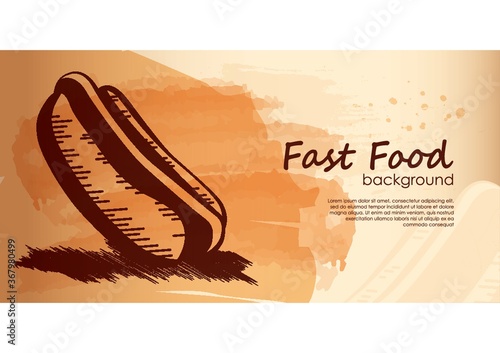fast food background
