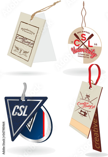 Cartellini accessori moda