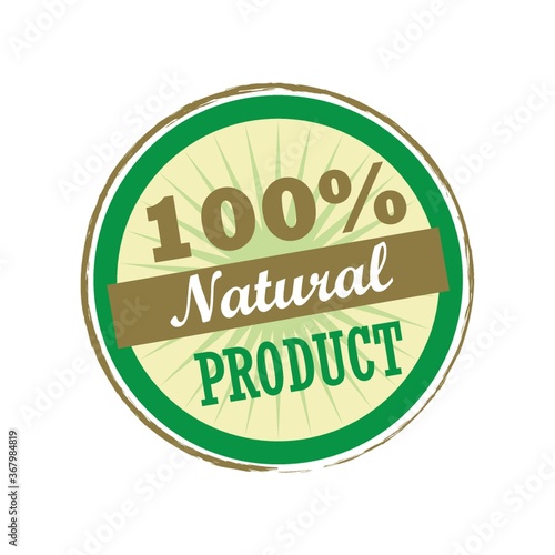 natural product label