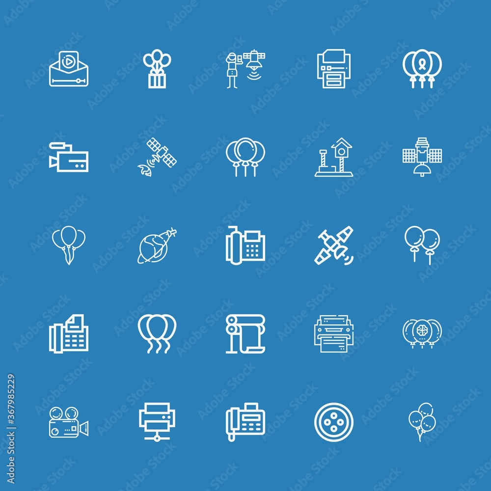 Editable 25 glossy icons for web and mobile Editable 25 glossy icons for web and mobile