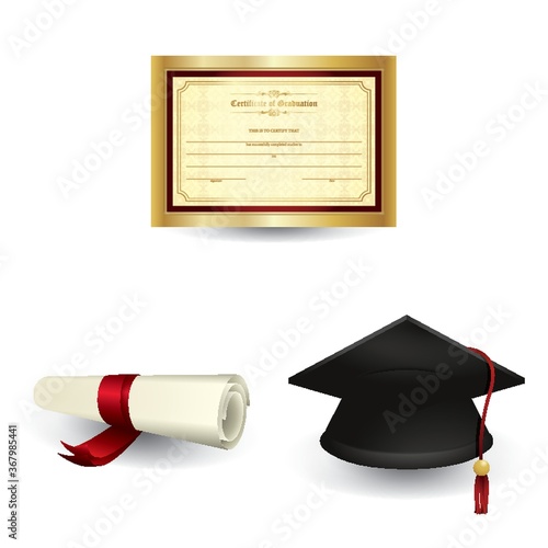 set of education icons