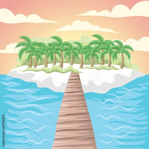 island background