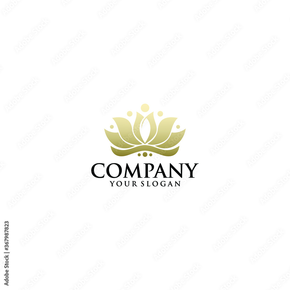 Woman's face in flower leaves. Abstract design concept for beauty salon, massage, cosmetic and spa. Vector female logo design template. Woman's face in flower leaves. Abstract design concept for beauty salon, massage, cosmetic and spa. Vector female logo design template.