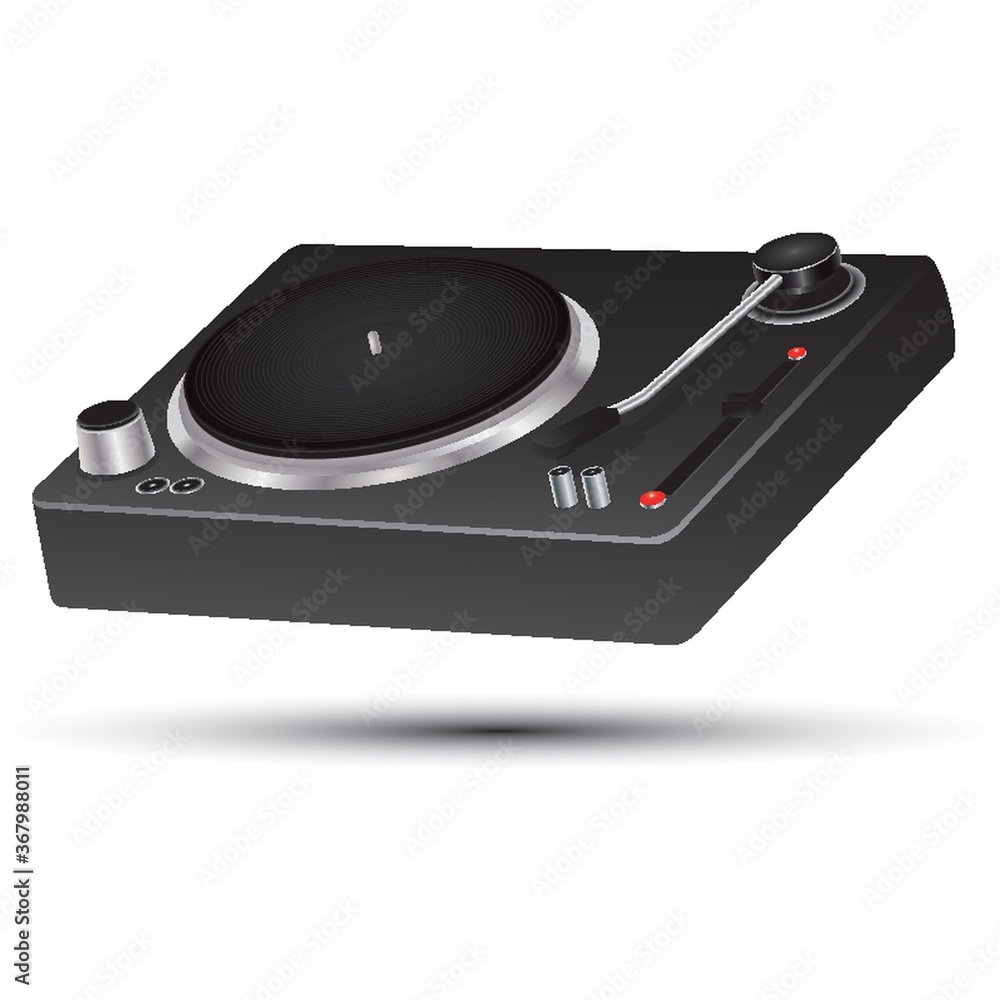 Fototapeta premium dj turntable
