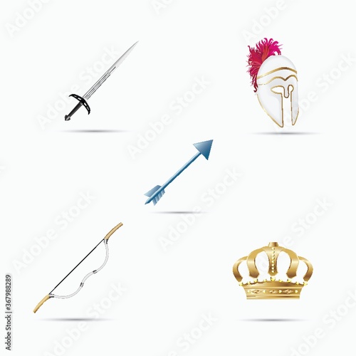 set of fantasy icons