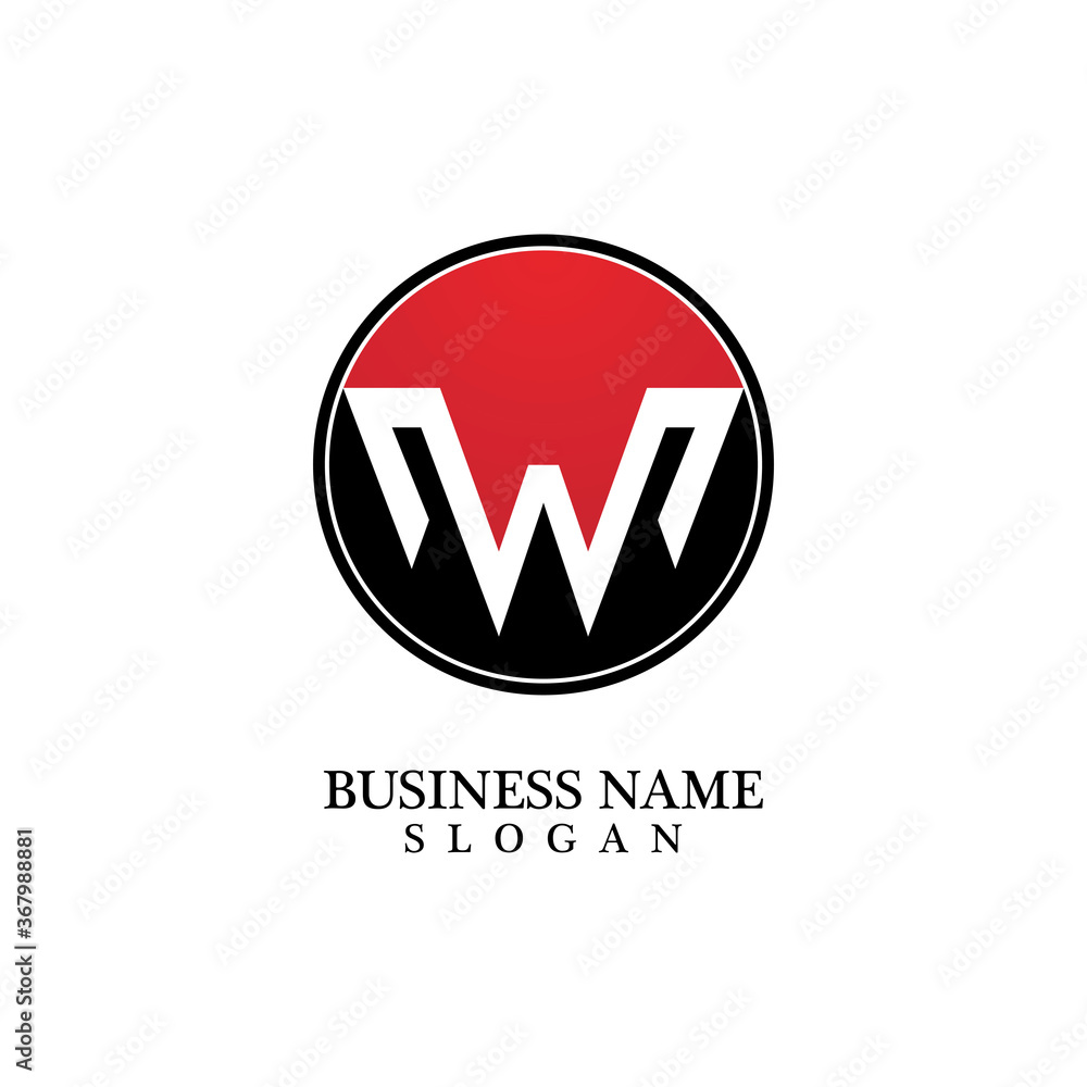W Letter Logo Business Template Vector icon W Letter Logo Business Template Vector icon