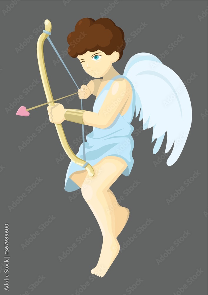 Obraz premium boy with wings