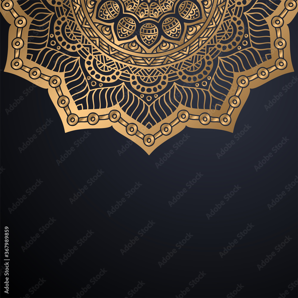 luxury ornamental mandala design background