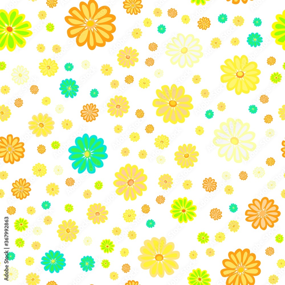 Vector floral pattern in doodle style
Seamless vector spring floral background. Vector floral pattern in doodle style
Seamless vector spring floral background.