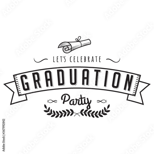 graduation label