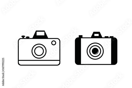 illustration of a photo camera