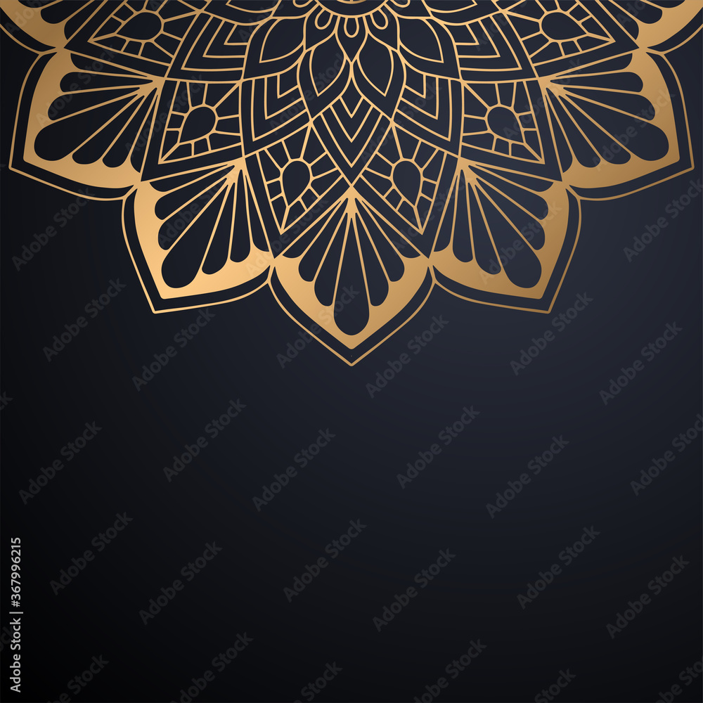 luxury ornamental mandala design background