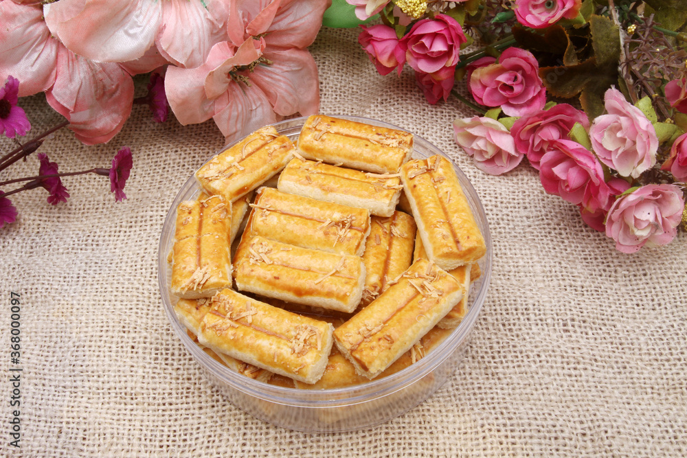 kastangel is one of type traditional snack in indonesia
