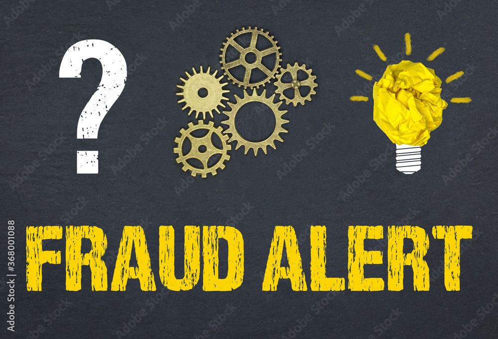 Obraz premium Fraud Alert