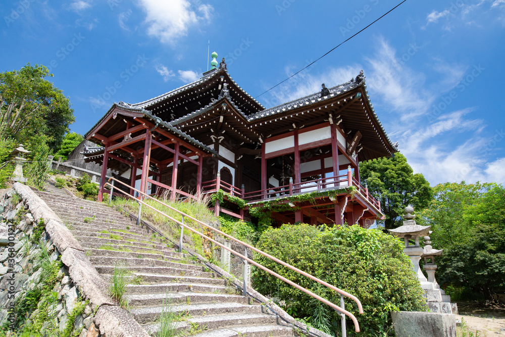 たけはら町並み保存地区 -普明閣（西方寺）- 安芸の小京都