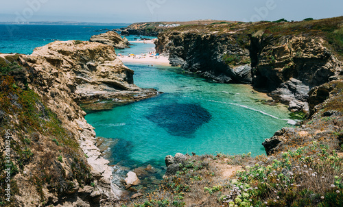 Praia da Samoqueira. Samoqueira Beach, near Porto Covo, Alentejo Region, Portugal photo