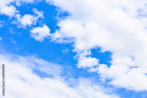 A beautiful view of blue sky with clouds