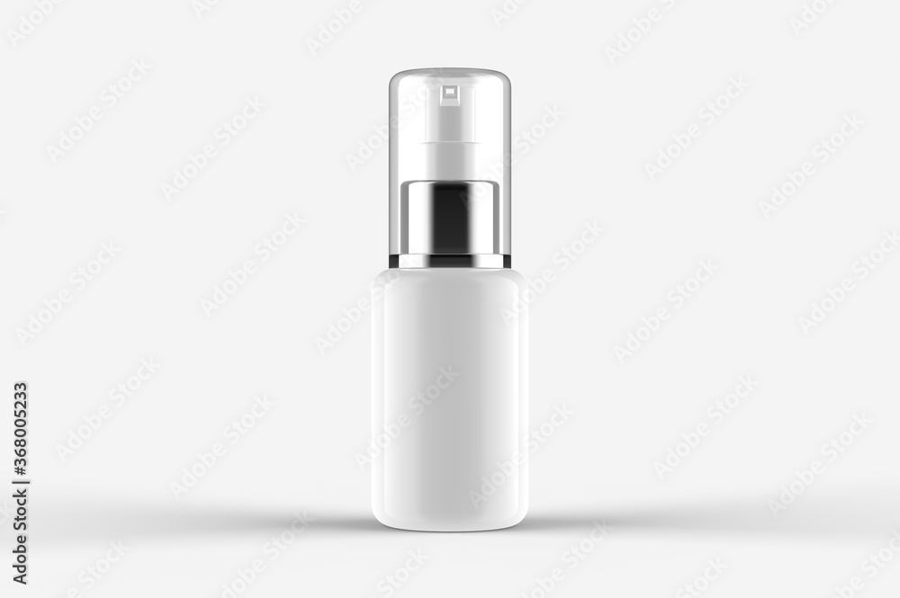 cosmetic tube isolated on white