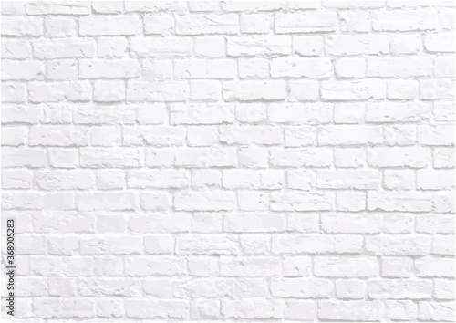 White brick wall vector image