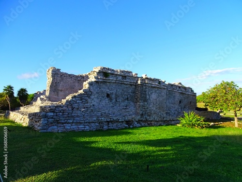 Mexico, Yucatan, State of Quintana Roo, Tulum Archaeological Site, Great Plateform
