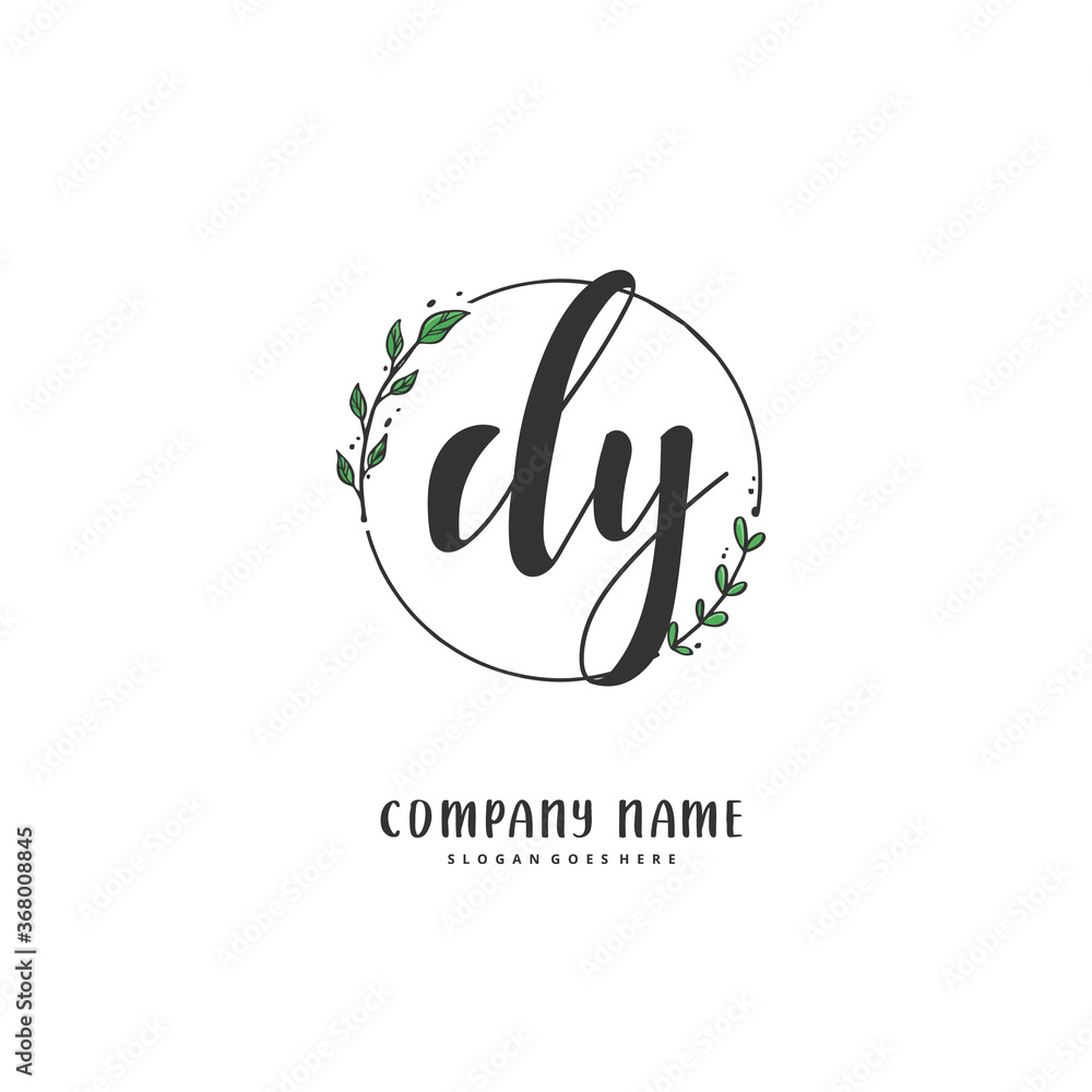 D Y DY Initial handwriting and signature logo design with circle. Beautiful design handwritten logo for fashion, team, wedding, luxury logo. D Y DY Initial handwriting and signature logo design with circle. Beautiful design handwritten logo for fashion, team, wedding, luxury logo.