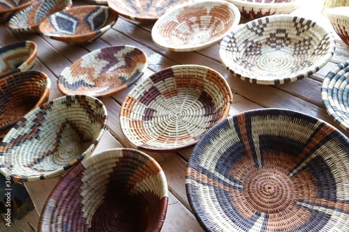 Foto The most famous of all the craft products of Botswana is the basket