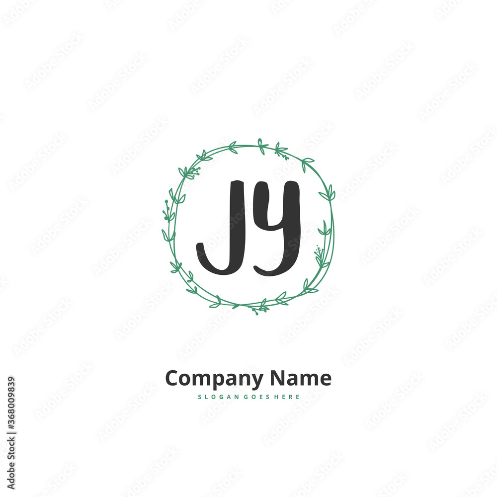 J Y JY Initial handwriting and signature logo design with circle. Beautiful design handwritten logo for fashion, team, wedding, luxury logo. J Y JY Initial handwriting and signature logo design with circle. Beautiful design handwritten logo for fashion, team, wedding, luxury logo.
