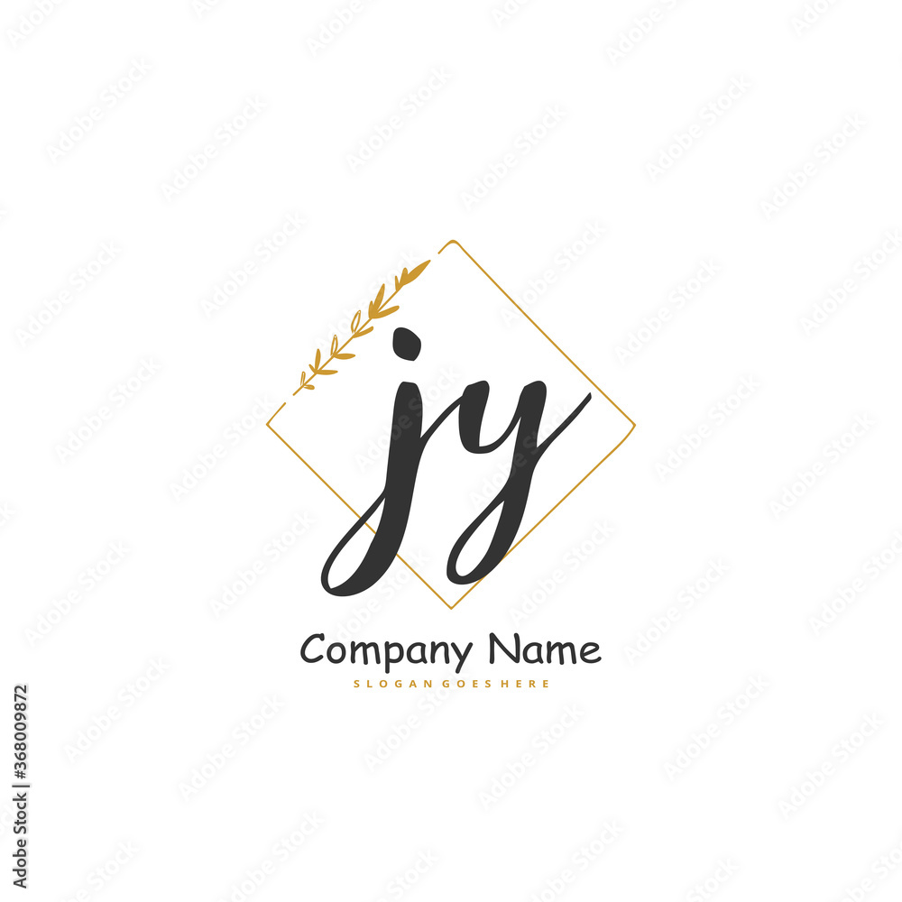 J Y JY Initial handwriting and signature logo design with circle. Beautiful design handwritten logo for fashion, team, wedding, luxury logo. J Y JY Initial handwriting and signature logo design with circle. Beautiful design handwritten logo for fashion, team, wedding, luxury logo.