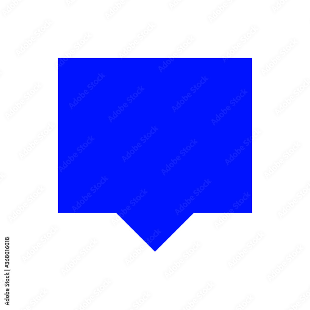 blue speech bubble sign isolated on white, bubble speak icon trendy flat design, simple square dialog message for icon, speech bubble square blue for button, text box for comment symbol blue speech bubble sign isolated on white, bubble speak icon trendy flat design, simple square dialog message for icon, speech bubble square blue for button, text box for comment symbol
