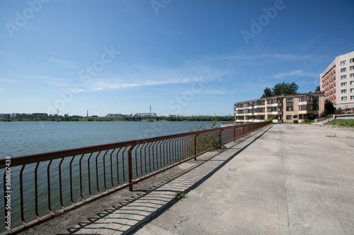 city embankment in sunny weather © gluschenkoart