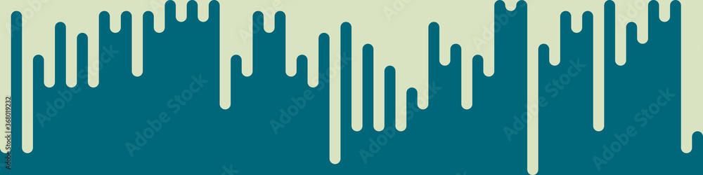 Obraz premium Abstract Rounded Color Lines halftone transition background illustration